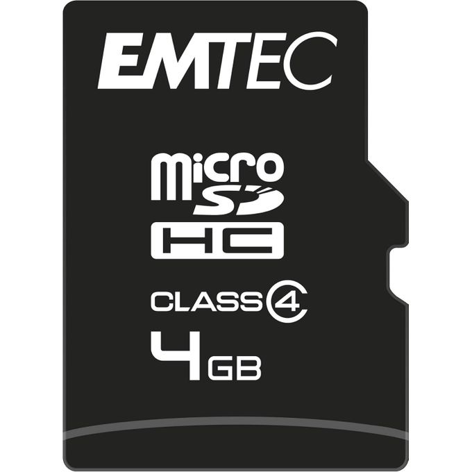 Carte mémoire Micro SD (TF) de classe 10 haute vitesse 4 Go