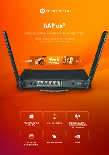 MikroTik hAP ax³ 
